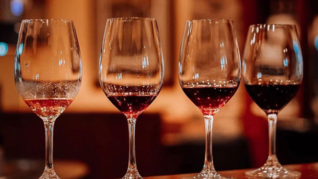 a beautiful picture of Wine served at Belle & Maxwell's'